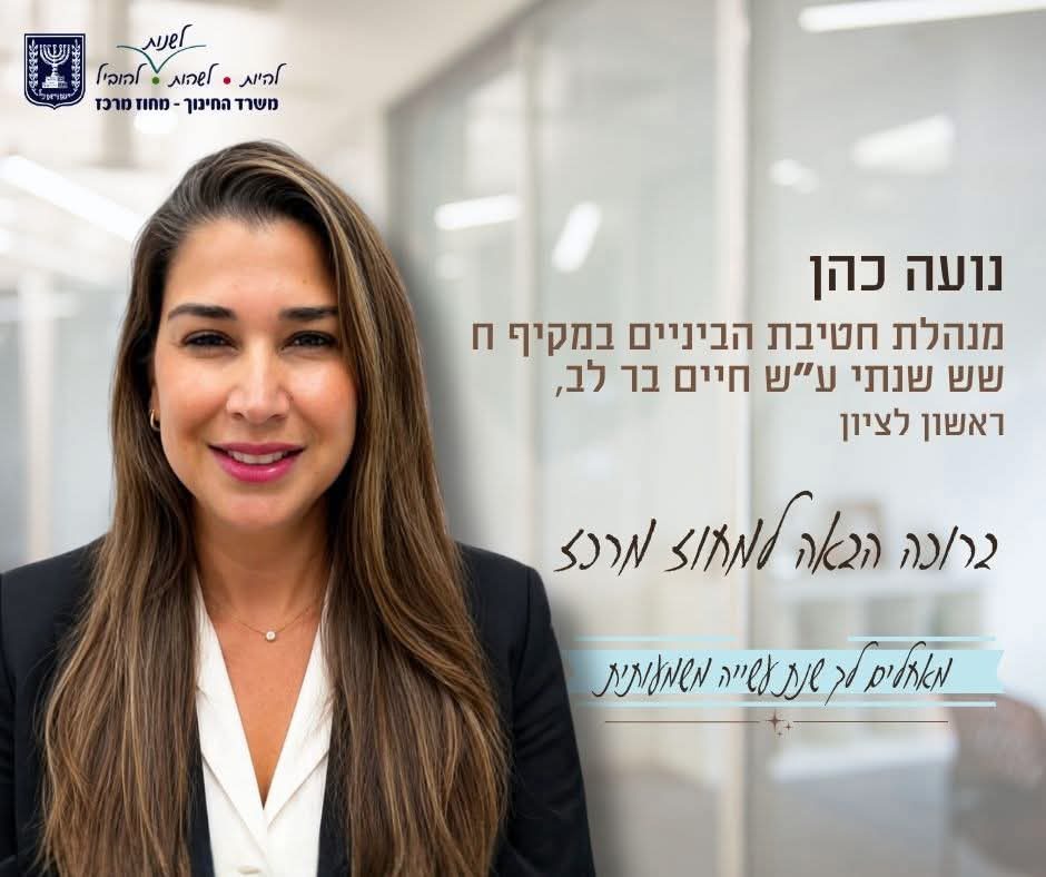 שלט הכניסה לבית הספר מקיף ח' בראשון לציון