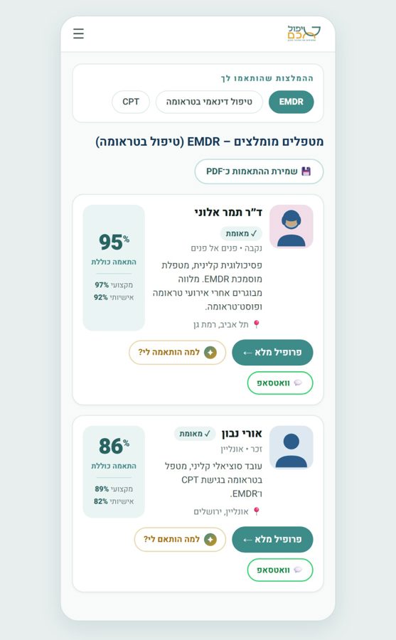 אילוסטרציה של טיפול רגשי וייעוץ מקוון