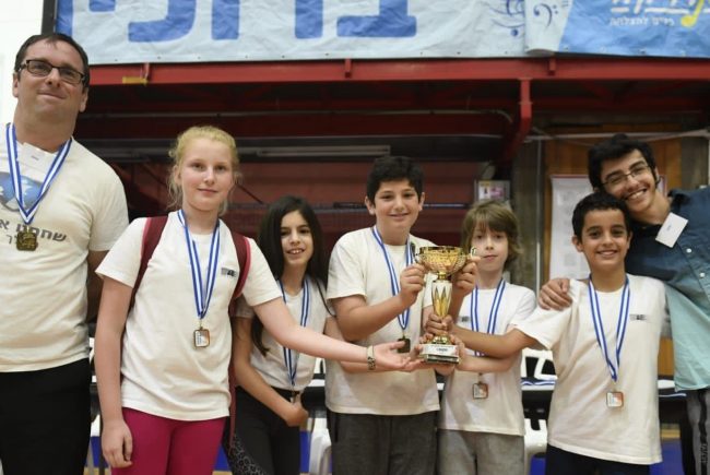 ראשון לציון – בית הספר ידלין זכה באליפות השחמט העירונית