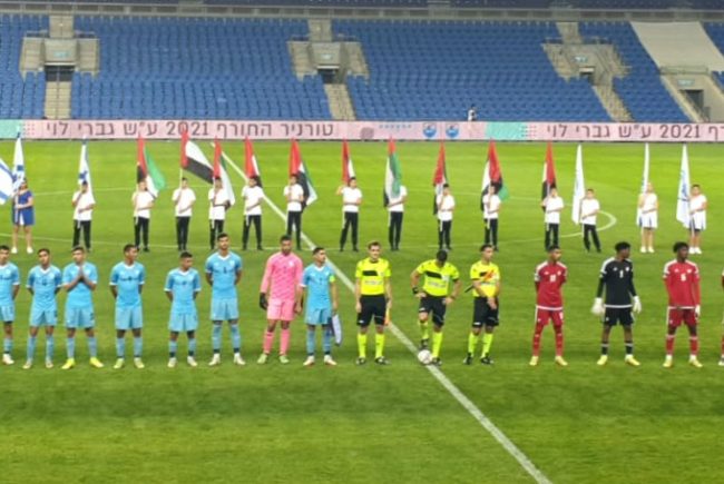 שחקני הכדורגל של אגודת הספורט רמת אליהו נבחרו ללוות את נבחרת הנוער של ישראל במשחק מרגש מול איחוד האמירויות ובנוסף גם הופיעו בטקס מיוחד